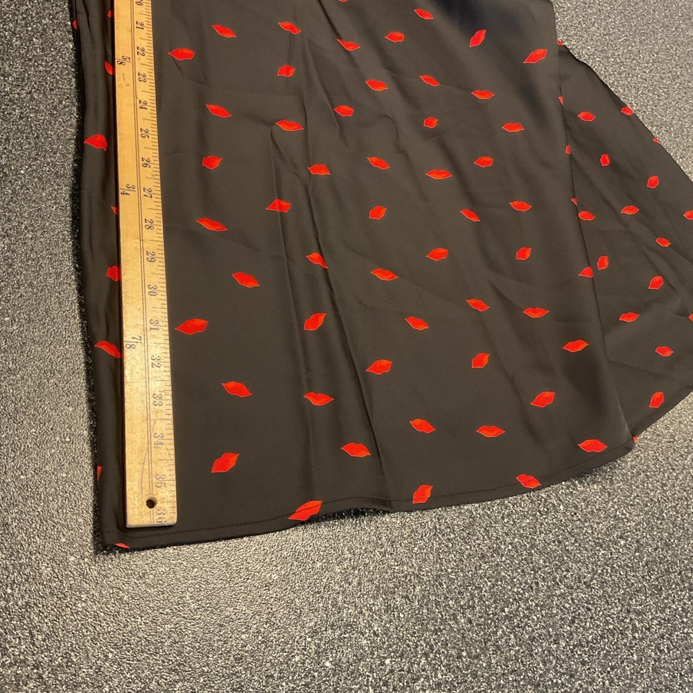 NWT A New Day Midi Black and Red Women's Skirt Size M - Picture 6 of 6